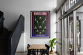 Barcelona Treble Winning 2009 Team Lineup Football Poster