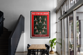 Red Star Belgrade 1991 European Cup Winning Team Lineup Football Poster